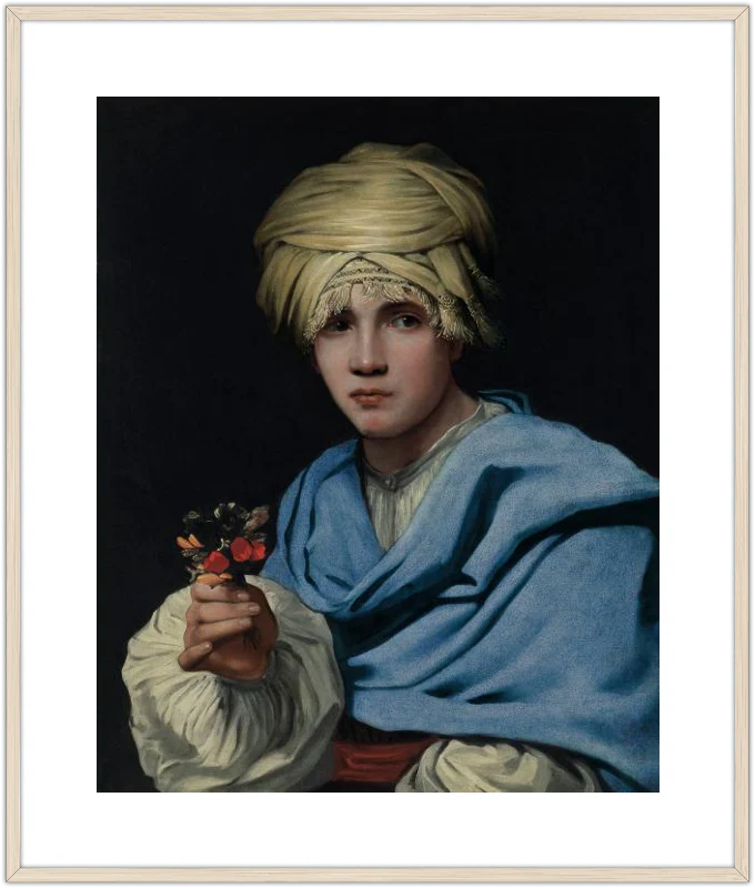 Muchacho con turbante y un ramillete de flores - Image 19