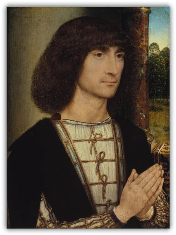 Retrato de un hombre joven orando (anverso) - Image 29