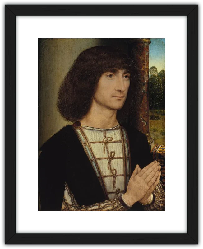 Retrato de un hombre joven orando (anverso) - Image 5