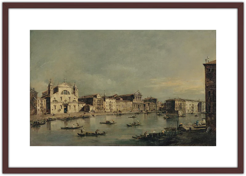 Vista del Canal Grande con Santa Lucia y Santa Maria di Nazareth - Image 12