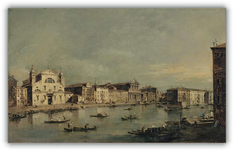 Vista del Canal Grande con Santa Lucia y Santa Maria di Nazareth - Image 24