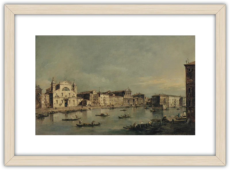 Vista del Canal Grande con Santa Lucia y Santa Maria di Nazareth - Image 3
