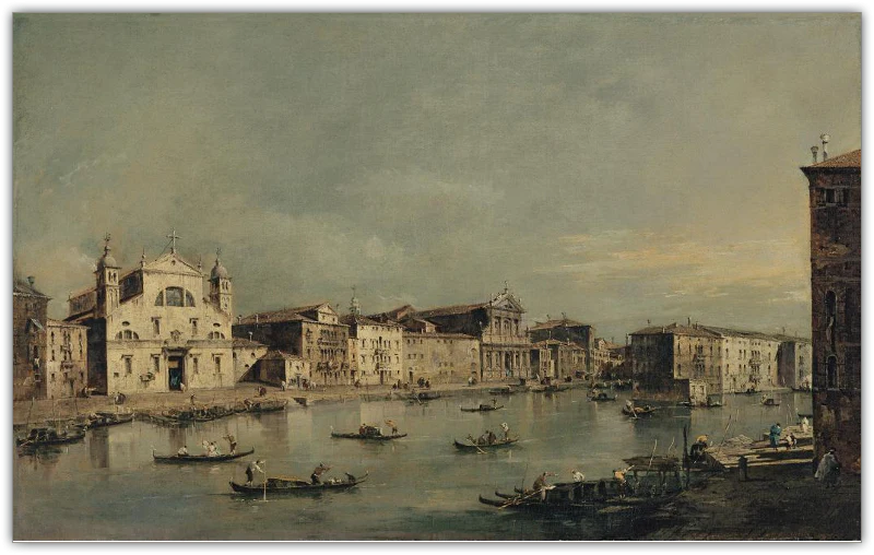Vista del Canal Grande con Santa Lucia y Santa Maria di Nazareth - Image 44