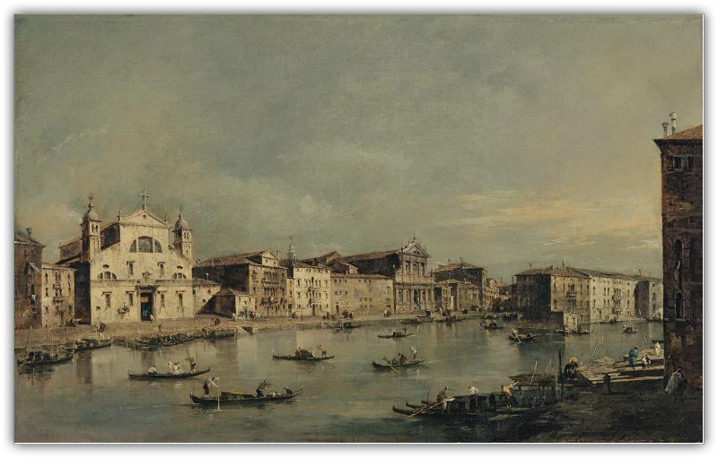 Vista del Canal Grande con Santa Lucia y Santa Maria di Nazareth - Image 81